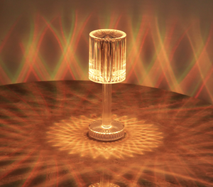 Led Kristallen Tafellamp Touch Afstandsbediening Acryl Nachtlamp Romantische Bar Sfeer Lamp Oplaadbare Veranderende Nachtlampje - Product Image 4