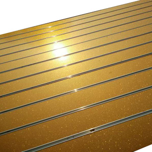 Tấm Kệ Siêu Thị Tấm <span class=keywords><strong>MDF</strong></span> Có Rãnh Với Dải Nhôm 18Mm 15Mm - Product Image 3