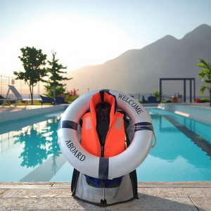 <span class=keywords><strong>Bouée</strong></span> <span class=keywords><strong>de</strong></span> <span class=keywords><strong>sauvetage</strong></span> <span class=keywords><strong>professionnelle</strong></span> pour piscine et bateau, matériau HDPE, circulaire, diamètre 51-71 cm - Product Image 6
