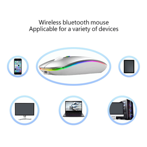 Ratón para Juegos USB con Carga Inalámbrica, Silencioso, para PC, Portátil y Oficina, Recargable, Disponible en Varios Colores, Precio de Fábrica - Product Image 4