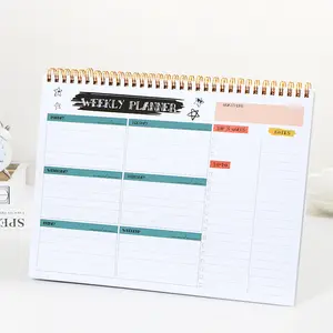 Fashion Style Cream-colored Sticky Notes To Do List Memo Pads Customized Calendar Posted It Posted It Weekly Planner Notepad