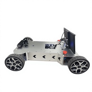 Kit de châssis de voiture robot 4x4 avec moteur, cadre métallique, roues, puissance 0,6-1,0 kW, multi-tension pour applications de robotique industrielle - Product Image 6