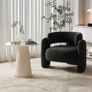 Fauteuil de Salon en <span class=keywords><strong>Tissu</strong></span> Moderne et Luxueux de Designer pour <span class=keywords><strong>Salle</strong></span> à <span class=keywords><strong>Manger</strong></span>, Salon, Maison, Chambre, Appartement, Hôtels et Villas - Product Image 5