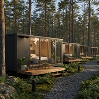 COCOVIA Maison Modulaire en Aluminium à Installation Manuelle, Mini Pod de Camping, Pod de Bureau Préfabriqué Abordable, Solutions de Bureau Préfabriquées