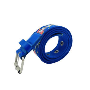 เข็มขัดสายรัดไนลอนสีสดใสพร้อมดีไซน์สำหรับเด็กผู้ชาย,ปลายห่วงหนังสังเคราะห์ PU แท้ - Product Image 4