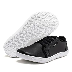 2023 của phụ nữ trắng chân trần Sneakers rộng Toe Hộp bảo vệ ren-up phong cách thời trang giày giản dị người đàn ông Nhà Máy Giá tùy chỉnh Giày