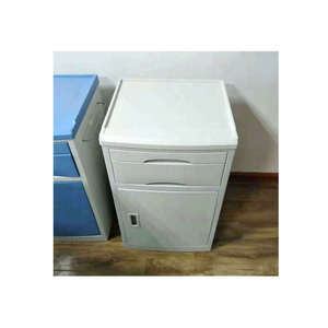 Hospital <b>Table</b> Drawer Style ABS Bedside Cabinet Blue Pink For Bedroom Home Care - Product Image 4