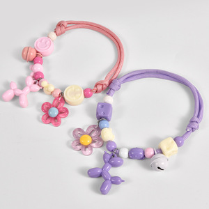 Cute <b>Balloon</b> Dog <b>Flower</b> Pet Collar For Cats And Dogs Spring Summer Accessory Small Medium Size Cartoon Style Decorations - Product Image 2