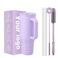 Gobelet isotherme en acier inoxydable à double paroi, anti-fuite, 40 oz, avec poignée, pour une performance thermique de 12 à 24 heures, sans BPA