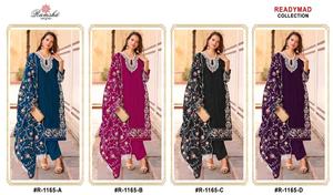 Readymade Ethnic Wear Costume Salwar pakistanais avec broderie en organza Vêtements indiens et pakistanais Costume de fête - Product Image 5