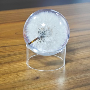 Fleurs en <span class=keywords><strong>papier</strong></span>, boule en acrylique, sphère, cadeau promotionnel, accessoires de vitrine, décorations de mariage, boules - Product Image 5