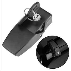 JK <b>Engine</b> <b>Hood</b> Lock With Key Black Tubular Bolt-On For Replace Repair - Product Image 5