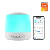 Machine à bruit blanc portable Tuya Smartlife pour le sommeil, 34 sons apaisants, batterie rechargeable, minuterie, fonction mémoire, verrouillage enfant