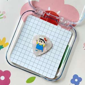 Nouvelles plectres Crayon Shin-Chan, série pailletée, épaisseur 20 mm, plectres pour guitare électrique basse, personnalisables, édition limitée - Product Image 5
