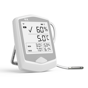 Real-Time Wifi Temperatuur En Vochtigheid Data Logger Met Grote Lcd-Scherm Monitoring Magazijn Omgeving Geen Vertraging - Product Image 1