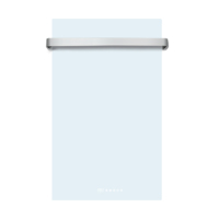Silencioso blanco inteligente 7day X 24Hour Program Termostato Boost Holiday Offset G60DW 600W 220-240 V. Calentador de panel de vidrio infrarrojo
