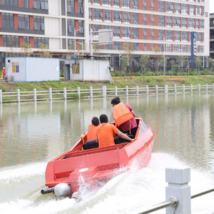 เรืออลูมิเนียม 10 ฟุต ขายดี สำหรับแข่งเร็ว ตกปลา และกีฬาทางน้ำ งานเชื่อมคุณภาพสูง สำหรับใช้งานกลางแจ้ง - Product Image 4