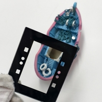 Vidrio Impreso con Forma Especial para Dispositivos con Forma Personalizada, Vidrio con Revestimiento AR AG AF, Vidrio Templado Ultrafino para Interfaz de Control Pequeña