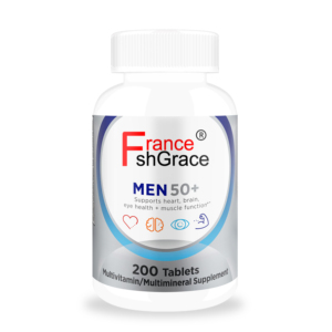 Complément multivitaminé de haute qualité pour hommes de 50 ans et plus, pour la mémoire, la cognition et la fonction musculaire, comprimés multivitaminés pour hommes de 50 ans et plus - Product Image 1