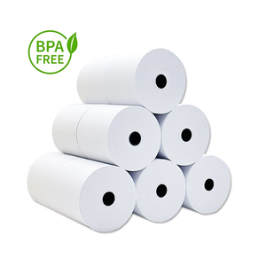 80x80mm 57x40 80*70 80*100 ATM sin núcleo impermeable sin BPA rollos térmicos rollo de papel para fax ATM otras aplicaciones - Product Image 2