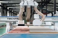 Routeur CNC ATC de nesting robotisé pour le stockage intelligent des matériaux et la personnalisation complète de meubles et de maisons