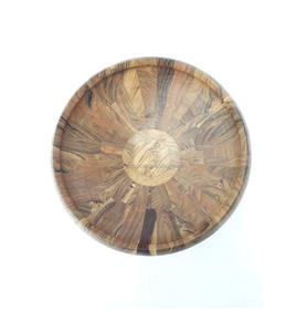 100% Pure Natural Polished Acacia <b>Wooden</b> Eco-Friendly Disposable <b>Fruit</b> Salad Serving <b>Bowl</b> for Party Home Hotel Restaurant Use - Product Image 5