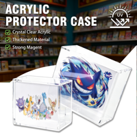 Boîte de protection en acrylique pour collection Elite Trainer Box (ETB) avec protection UV et couvercle magnétique – Vente en gros