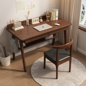 Solid Wood <b>Desk</b> 60cm Wide <b>Simple</b> Design For Home Student Bedroom Laptop Study - Product Image 2