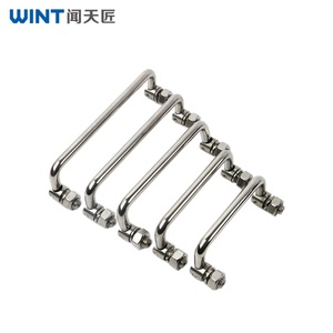 WINT LS506-100mm Carbon Steel Handle Is Suitable for Modern Industrial Equipment Cabinet <strong>Door</strong> Handle Kitchen Cabinet Handle - Product Image 1