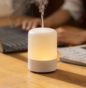 Pelembab udara <span class=keywords><strong>Mini</strong></span> untuk kamar bayi, lampu meja penyebar minyak esensial kabut dingin - Product Image 1