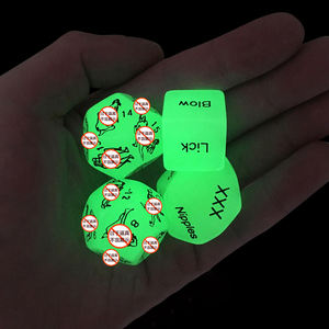 <span class=keywords><strong>Dados</strong></span> de Posición Sexual Luminosos de Plástico Brillante de Alta Calidad CY, Juego de <span class=keywords><strong>Dados</strong></span> <span class=keywords><strong>Sexuales</strong></span> de Amor Luminosos - Product Image 5