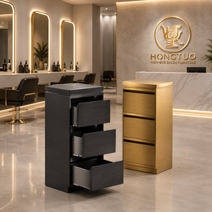 Salon Furniture Barber Shop Hair Salon <b>Stations</b> Furniture Stainless Steel 304 Cabinet With Drawer for Haircut Barber Cabine - Product Image 1