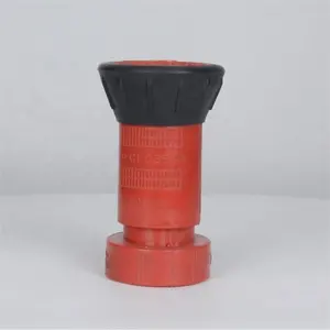 معدات إنتاج الحريق من البلاستيك عالية الجودة الأكثر مبيعًا من الكروم أو الأحمر 11/2 بوصة تُستخدم مع فوهة خرطوم الحريق