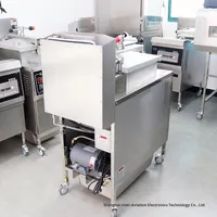 Friteuse Électrique Commerciale Automatique Haute Pression Style Américain Four à Poulet Frit sous Pression avec Filtre à Huile État Neuf Acier Inoxydable