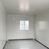 Kit de maison conteneur démontable Boxspace 20 pieds x 10 pieds avec isolation en laine de roche pour chantier de construction, bureau, bâtiment scolaire