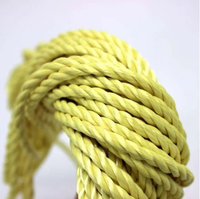 Cuerda de Aramida Ignífuga de 16mm, 18mm, 20mm, 24mm, 28mm, 32mm, 36mm, 40mm, 3/8/12 Hilos, para Amarre Marino, 500C, Precio de Fábrica