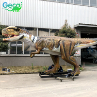 Gecai robot dinosaure grandeur nature dinosaures animatronique modèle statue grandeur nature sculptures de dinosaures