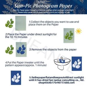 Kit de Cianotipía A6, el Más Vendido, con Textura de Cianotipía y Herramientas Completas para Diseño Artístico DIY y Amantes de las Fotos Vintage, Pintura Creativa - Product Image 4