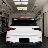 Kit carrosserie de haute qualité en fibre de carbone, diffuseur arrière, lèvre arrière pour VW Golf 8 Gti