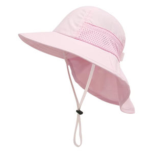 Sombrero de Verano para Niños, Visera para el Sol, Ligero, Transpirable, de Malla, Protector Solar, Sombrero de Pescador para Bebés - Product Image 1