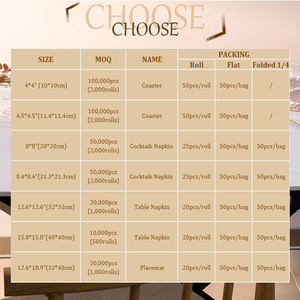 إعداد طاولة مستطيلية حديثة للاستعمال مرة واحدة من القطن المنسوج وتحديد الموقع مع طاولة مطبوعة للاستخدام المنزلي - Product Image 4