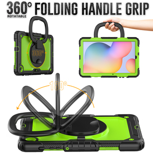Étui de protection robuste et robuste à rotation 360 pour Samsung <span class=keywords><strong>Galaxy</strong></span> <span class=keywords><strong>Tab</strong></span> <span class=keywords><strong>S6</strong></span> <span class=keywords><strong>Lite</strong></span> 10.4 P610 Housse de protection pour bandoulière - Product Image 3