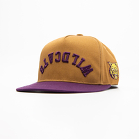 Sombreros personalizados de malla de ala plana con logotipo bordado 3D transpirable 5 paneles gorra Snapback gorras de camionero