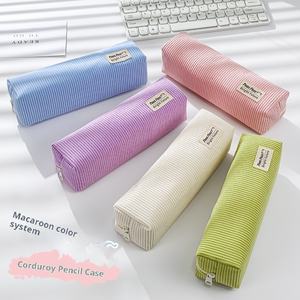 Kotak Pensil Korduroi Cantik Baru 2026, Sederhana, Lucu, Gaya Korea, Tas Pensil Mewah untuk Anak Perempuan, Hadiah Promosi Pesta, POUCH Pensil - Product Image 2