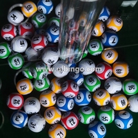 Boules de loto et de bingo utilisées pour divers jeux de bingo en loterie, avec impression six faces qui ne se décolore pas et est durable