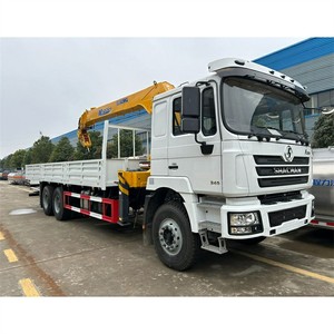 รถบรรทุกติดเครน Shacman 6x4 ขนาด 12 ตัน พร้อมเครนบูมยืดหดได้ 14 ตัน สำหรับขาย - Product Image 1