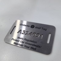 Plaque d'immatriculation de vélo électrique en aluminium écologique personnalisé lettres Logos gravés étiquettes avec impression numérique