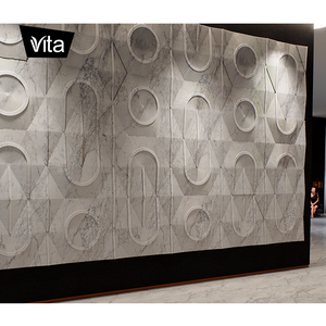 Panneaux muraux modulaires en marbrure moderne - Revêtement décoratif élégant et écologique pour la maison, l'hôtel, la villa et le bureau, durable et facile à installer - Product Image 1