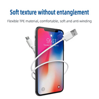 Cable DE DATOS USB de carga rápida de material TPE del fabricante para carga de teléfonos y computadoras