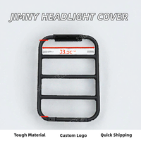 Logo personnalisé livraison rapide couvercle de phare en acier noir pour Suzuki Jimny 2012 + Auto accessoires extérieurs